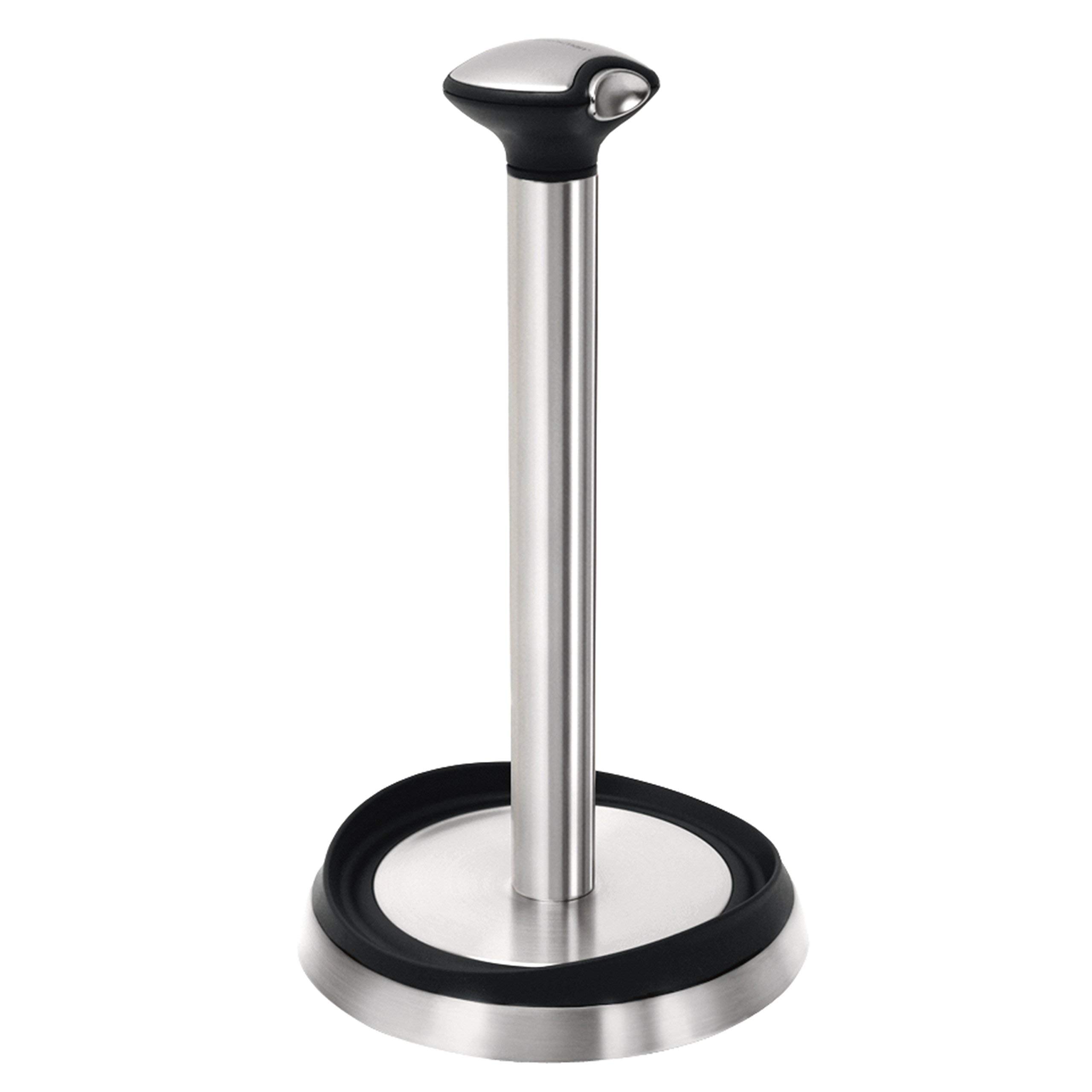 simplehuman Quick Load Paper Towel Holder, Stainless Steel, Black Buy