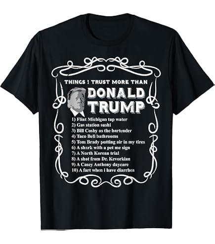 グルダン TRUMP ONTime ホストイキタイTシャツ Amazon.com: Thing I Trust More Than Donald Trump T-Shirt