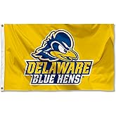 College Flags & Banners Co. Delaware Blue Hens Gold Large Grommet Banner Flag