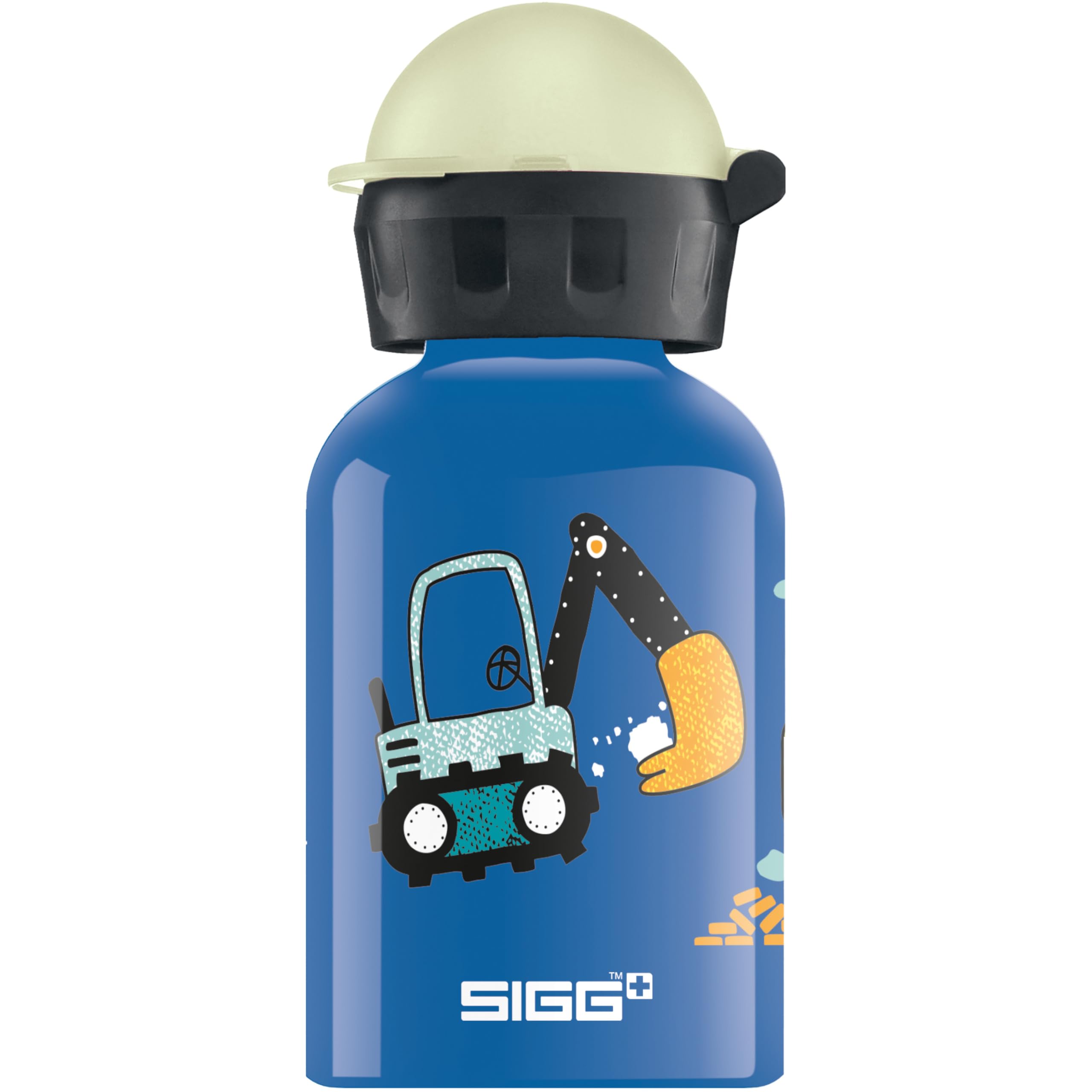 Sigg Children's Drinking Bottle (0.3 L), Pollutant-Free Children's Bottle with Leak-Proof Lid, Lightweight Kids' Water Bottle Made of Aluminium