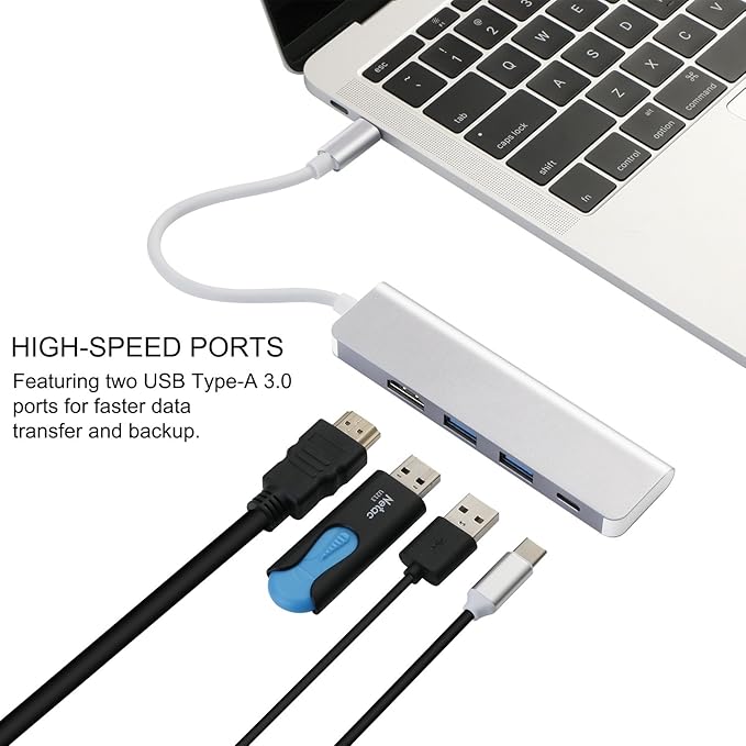 Adaptador de USB C a HDMI 4K para Samsung DeX Station, USB Type-C ...