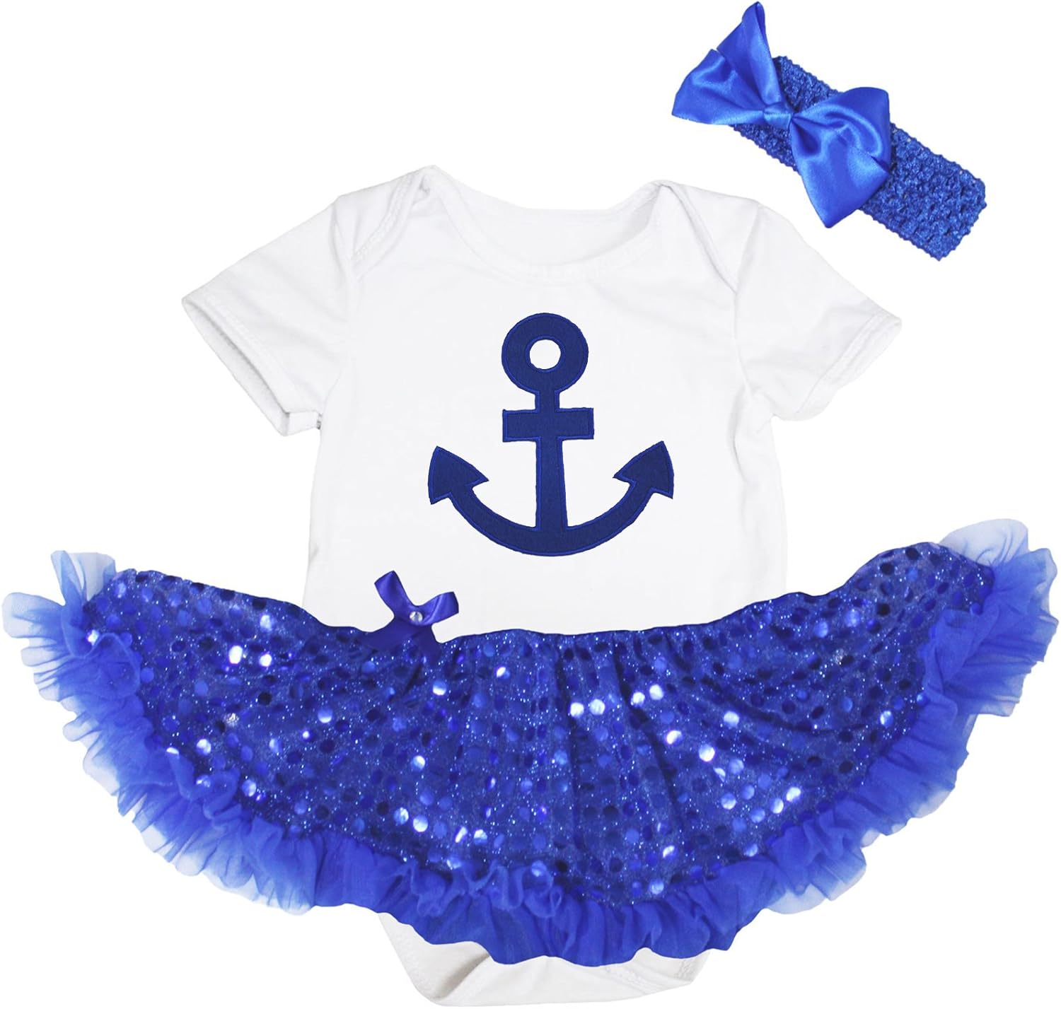 royal blue newborn dress