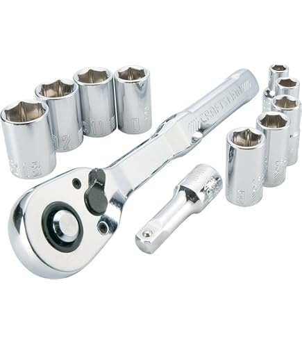 Amazon.com: CRAFTSMAN Mechanics Tool Set, SAE, 1/4 Inch Drive, 11