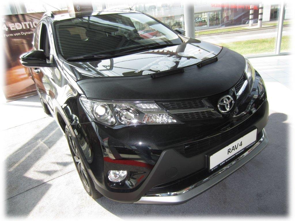 HOOD BRA Front End Nose Mask for Toyota RAV4 m.y. 2013-2018 Bonnet Bra STONEGUARD PROTECTOR TUNING