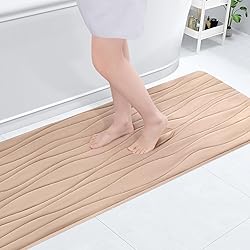 Buganda Memory Foam Bathroom Rug Mat 59x17, Extra