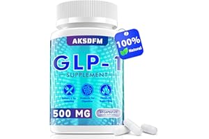 AKSDFM GLP-1 Supplement, GLP Activate Natural Formula, GLP 1 Support for Gut, Digestion, Energy, GLP-1 Levels & Overall Health - 60 Capsules