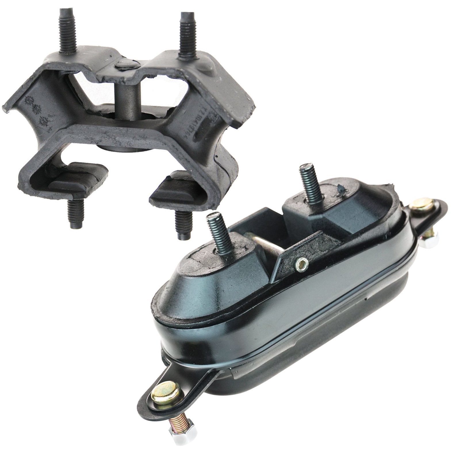 TRQ Engine Motor & Transmission Mounts Kit Pair for