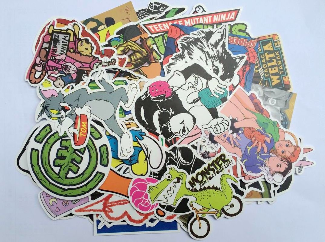 Amazoncom 50PCS Random Vinyl Decal Graffiti Sticker Bomb Laptop