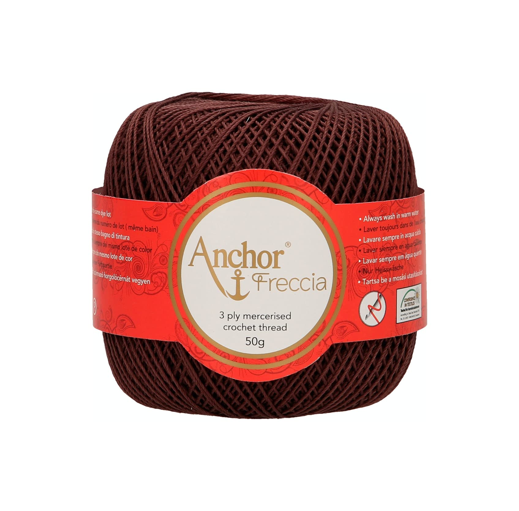 Anchor 4771016-00674 Crochet Yarn, 100% Cotton, 674, One Size, 88 g