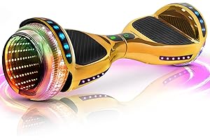 SISIGAD Hoverboard with Bluetooth, Golden