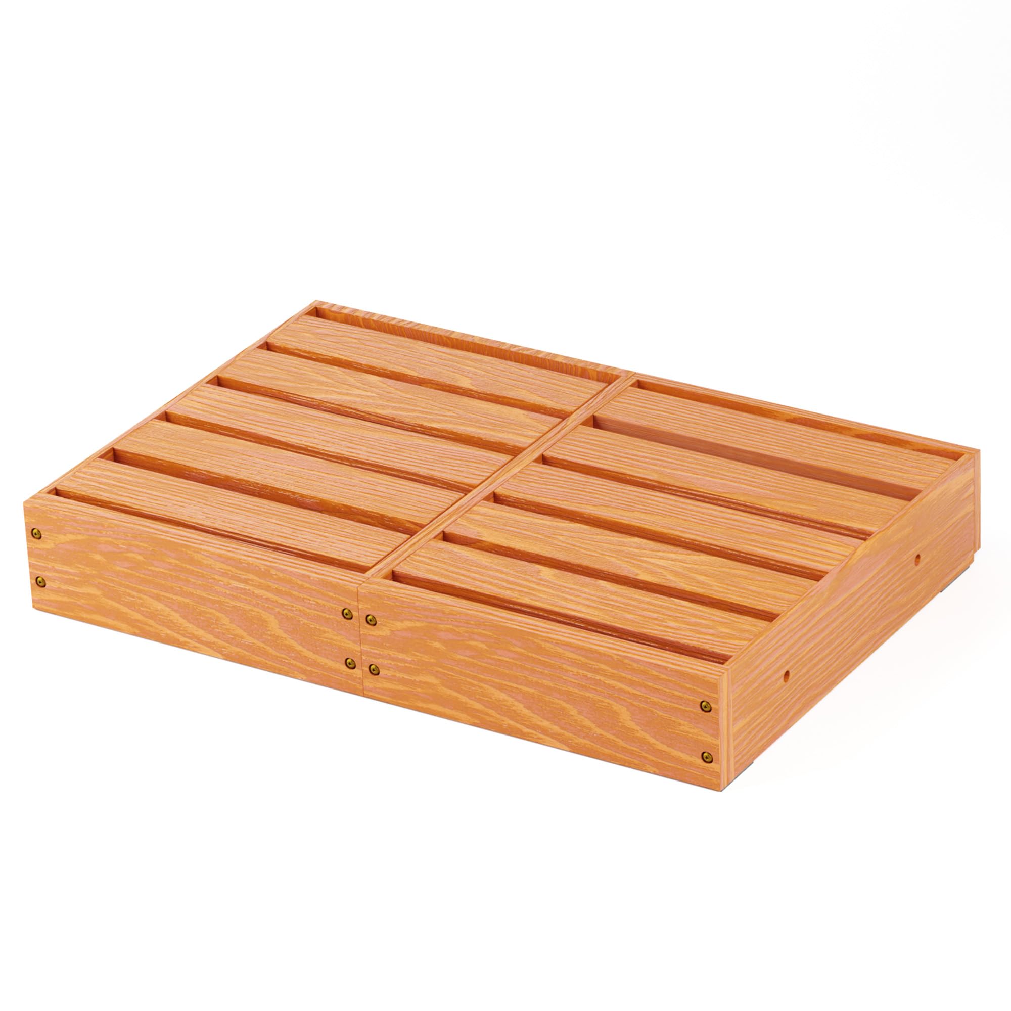 Photo 1 of Wooden Step Stool, Durable Pine Wood Platform 23.6" x 15.9", 3.5" High, Supports 450 lbs, Sturdy Minimalist Low Step for Kitchen, Bedroom, Bathroom, Living Room & Indoor Home Décor