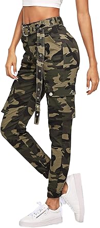 pantalones de camuflaje mujer