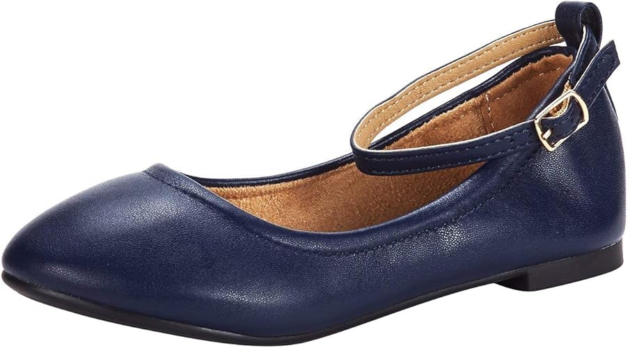 navy flat dress shoes