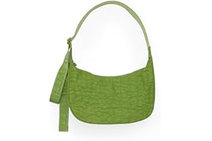 BAGGU Medium Nylon Crescent Bag - Green Juice