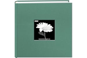 PIONEER PHOTO ALBUMS Fabric Frame Cover Photo Album 200 Pockets Hold 4x6 Photos, Tranquil Aqua