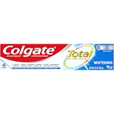 Colgate Total Teeth Whitening Toothpaste Gel, 10 Benefits, No Trade-Offs, Sensitivity and Whitening Gel Toothpaste, 4.8 oz Tube