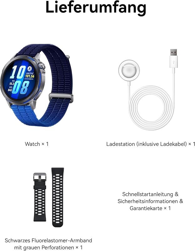 Watch GT Runner 2 Smartwatch, GPS Marathon Laufuhr, Dusk Blue