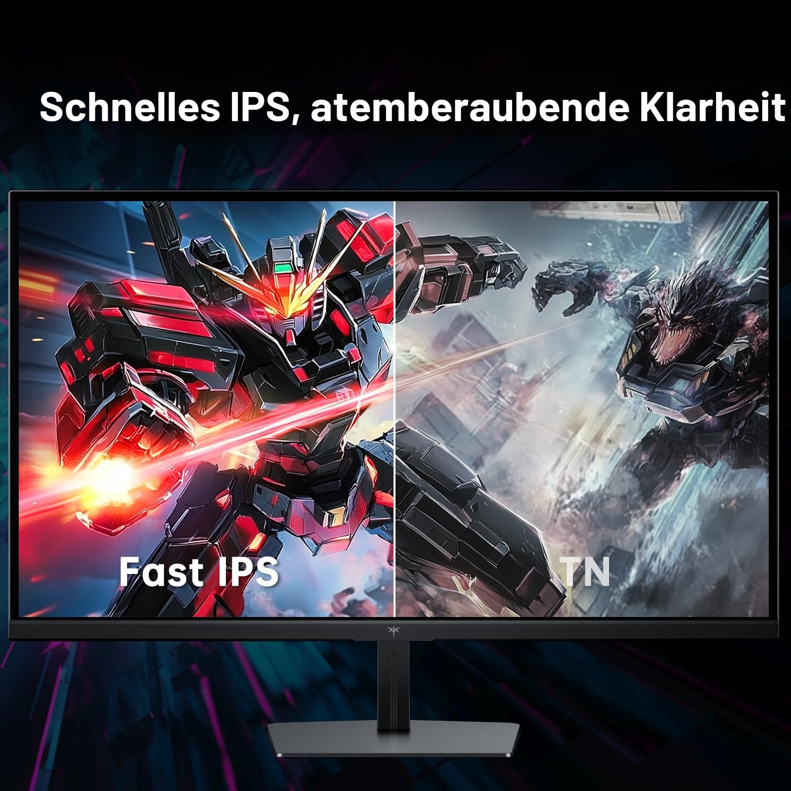 KTC 24.5 Zoll 400Hz Gaming Monitor | Fast IPS 1ms | FHD 1080P | Adaptive Sync | HDR 400 128% sRGB | HDMI x2, DP x2 | Neigungsverstellbarkeit VESA 360Hz Monitor H25X7 3