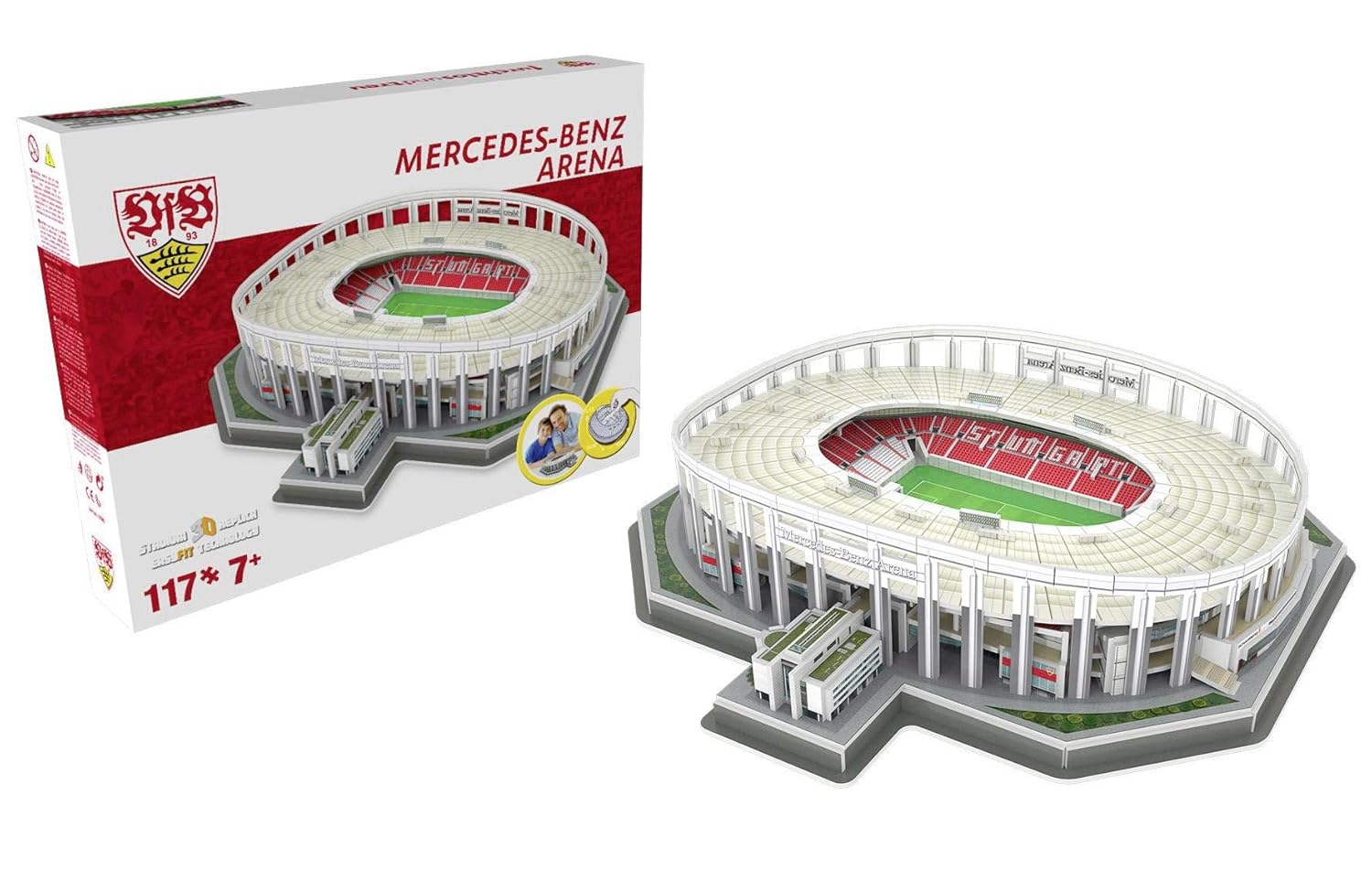 30cm X 23cm Close Up Nanostad Mercedes Benz Arena 3d Puzzle Vfb Stuttgart Puzzles Spielzeug Ayurvedanetworkbhu Com