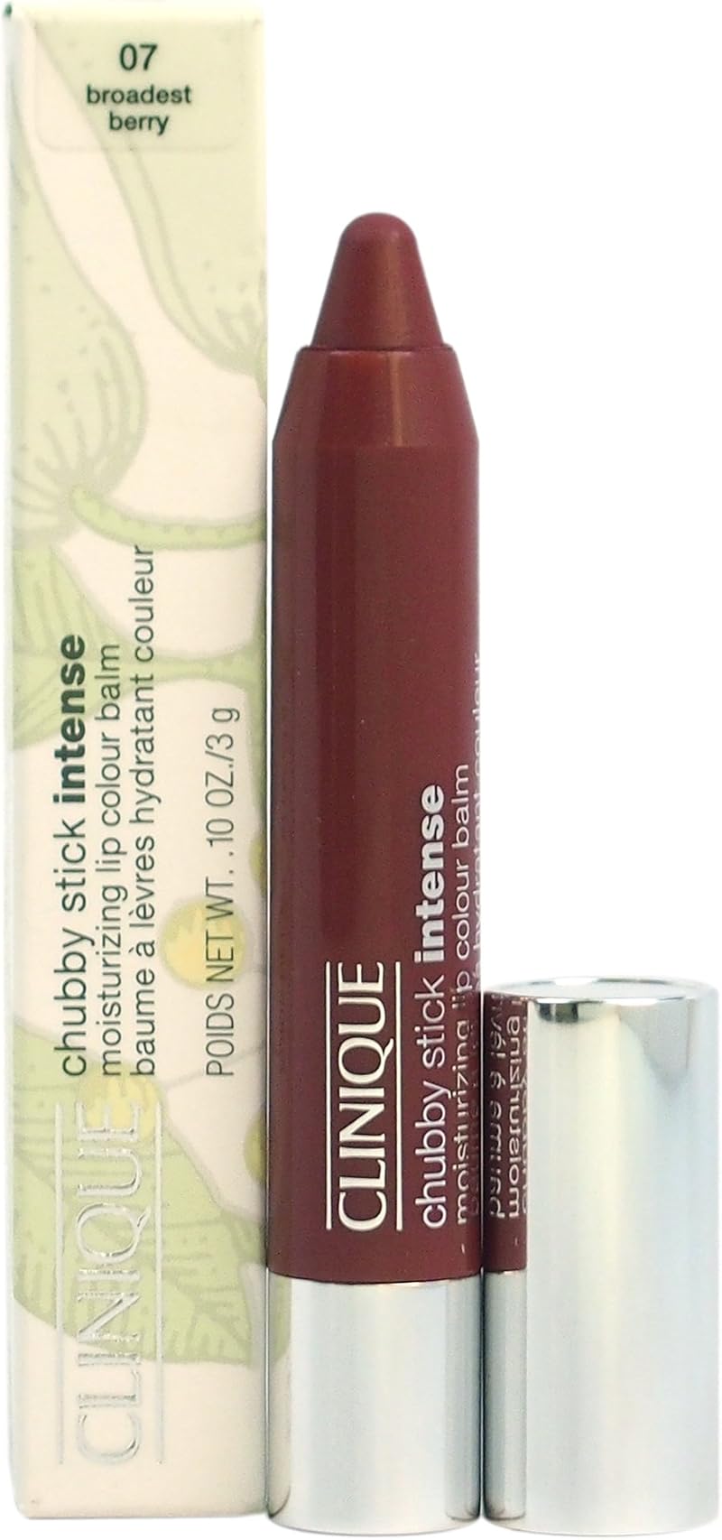 Clinique Chubby Intense Stick Lip Balm Hydrating Colour 07 Brown 0.03 oz