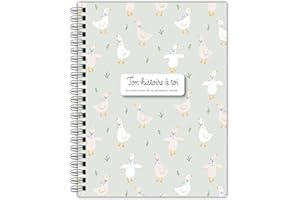 Livre de naissance Français pour Souvenirs - Journal pour première année Mémoire - Livre de bébé avec Illustrations de Qualit