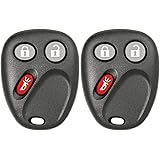 Keyless2Go Replacement for Keyless Entry Car Key Vehicles That Use 3 Button LHJ011-2 Pack