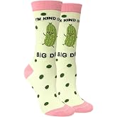 nhnsbdfc Funny Gifts White Elephant Gifts for Adults Cute Socks Novelty Pickle Gift for Women Girls Kids Gag Sock