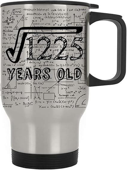 Amazon 35歳 35歳 スクエア ルート 1225 誕生日 ギフト アイデア スマート 数学愛好家 トラベルマグ Pure S Designs キッチン家電
