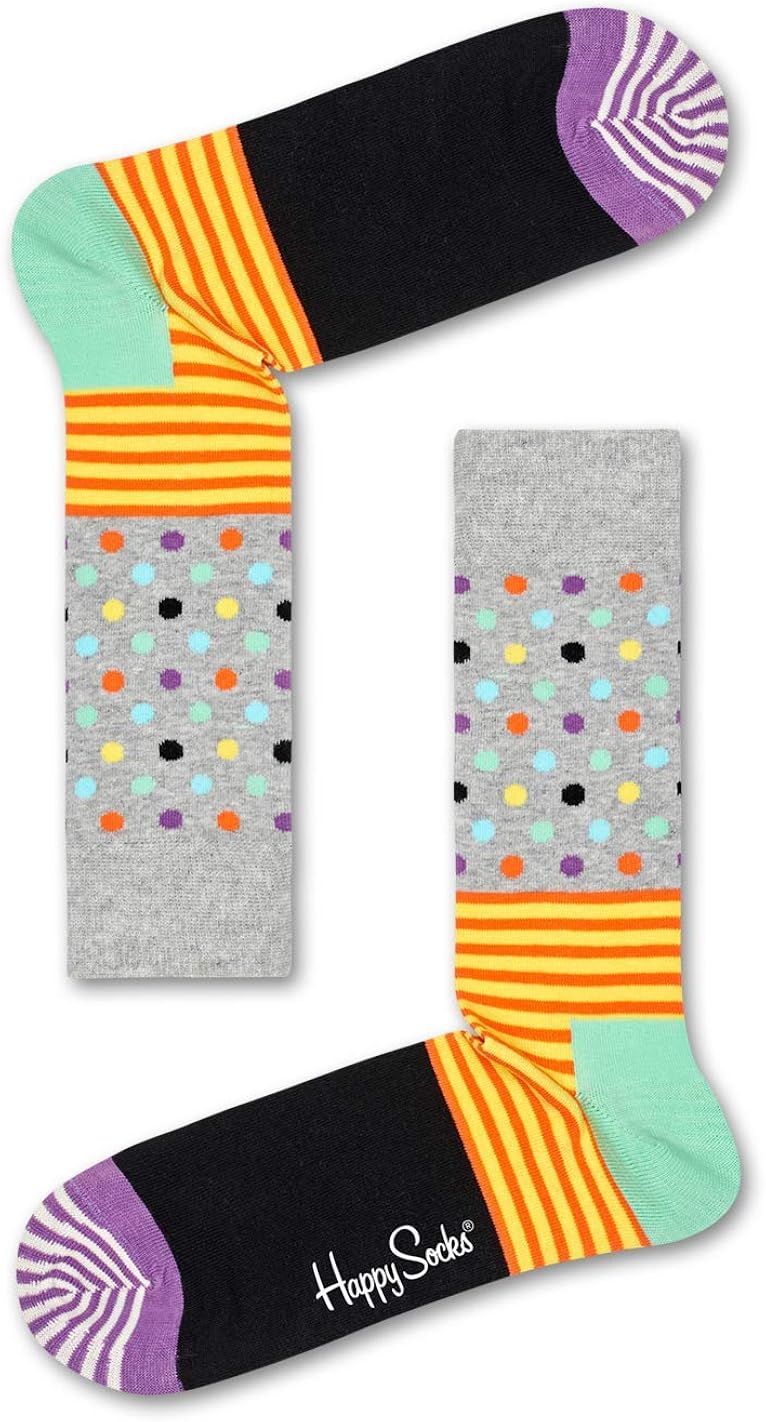 Happy Socks Stripes And Dots Socks Multi M/L Amazon.co.uk Clothing