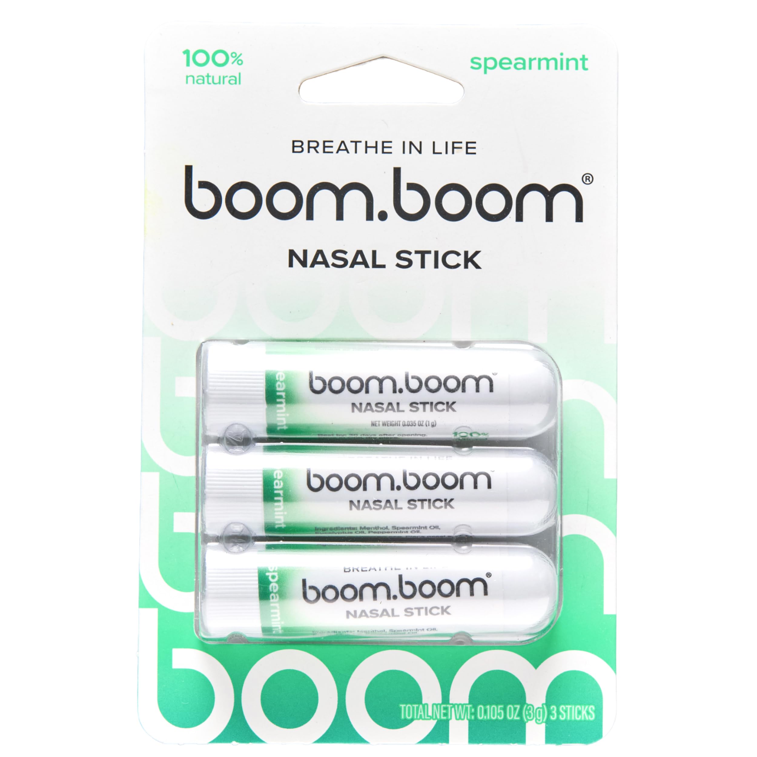 BoomBoom Nasal Stick | Vapor Flow Technology | Cool
