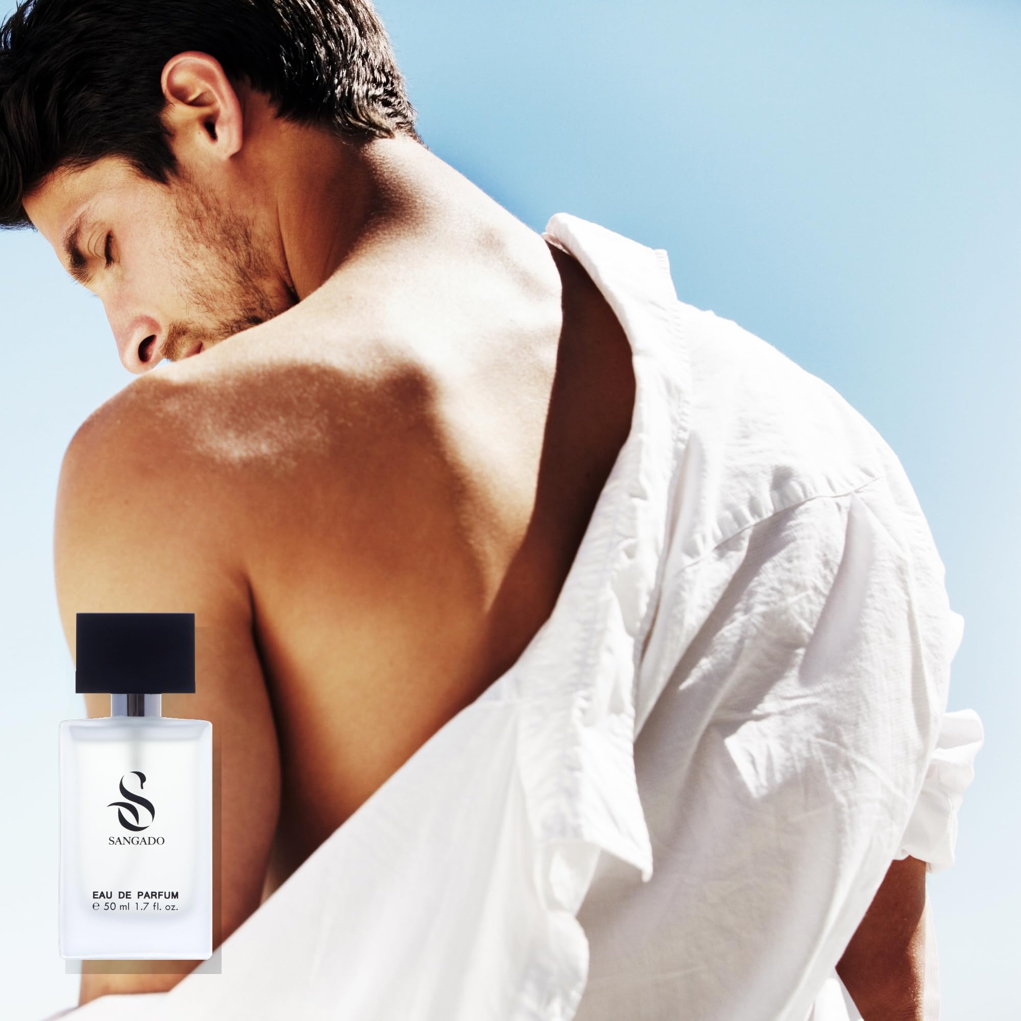 SANGADO Acqua Genovese, Parfüm für Herren (eau de parfum), 8-10 Stunden Langanhaltend, Luxuriös Duftendes, 50 ml, Code: 602 4
