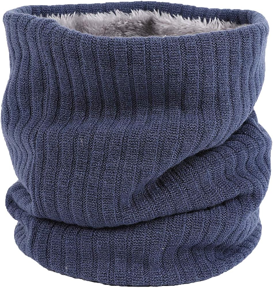 Fleece Neck Warmer Thermal Snoods Unisex Thick Winter Cold Weather