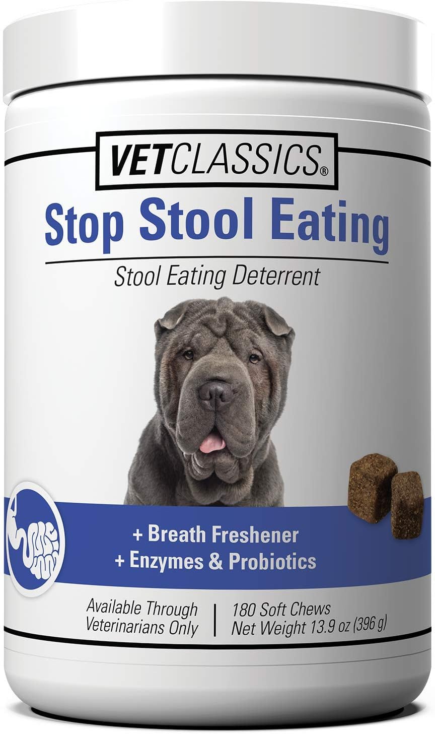 Vet Classics Stop Stool Eating for Dogs, Plus Breath
