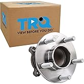 TRQ Rear Wheel Bearing and Hub Assembly Compatible with 08-13 Volvo C30; 06-13 Volvo C70; 05-10 Volvo S40 FWD; 2011 Volvo S40; 05-08 Volvo V50 FWD; 09-10 Volvo V50 2.4i; 2011 Volvo V50