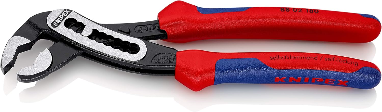 KNIPEX Alligator Water Pump Pliers (180 mm) 88 02 180, Silver - Image 3
