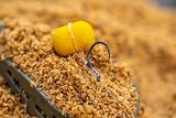 Korda Guru QM1 4" Bait Bands Hair Rig Barbless Size 14 7lb 10 Pack view 6