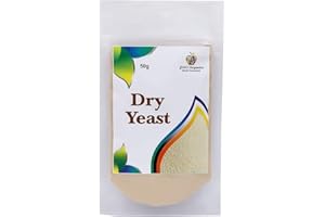 Organics Instant Active Dry Yeast 50g - Ideal for Professional Bread & Pizza Making - Baking Perfection with Instant Yeast Po