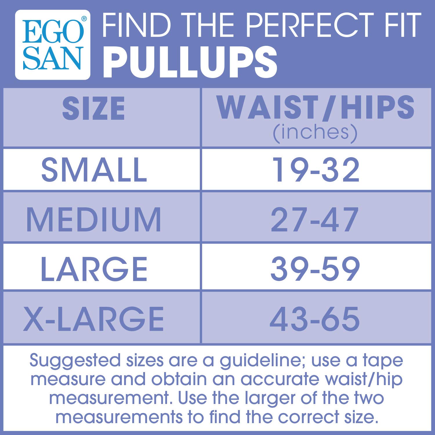 EGOSAN Super Incontinence Adult Pull Up Underwear With New Stretchable