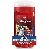 Old Spice Aluminum Free Deodorant for Men, 24/7 Freshness &amp; Lasting Scent, 24/7 Long Lasting Sweat &amp; Odor Protection, Smell Like a Hero, Superman, Bright Citrus and Cosmos Scent, 3 oz (Pack of 12)