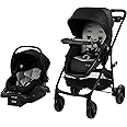 Safety 1st Grow and Go Flex 8-in-1 Car Seat Stroller Combo, Baby Stroller Travel Systems for Infants 4-30 lbs, Stroller and Carseat Combo Set, Foundry