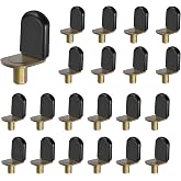30 Pack Bronze Shelf pins | Glass Supports Furniture Cabinet Closet Bookcase Shelf Bracket-Style Pegs.