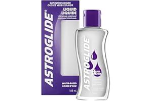 Astroglide Water Based Lube (148 mL), Personal Liquid Lubricant, Sex Lube for Long-Lasting Pleasure for Men, Women and Couple
