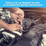 AOROPS Magnetic Pick Up Tool 500mm Flexible Gooseneck Rod Grabber Small Parts view 4