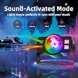 LITE WORLD Disco Lights RGB LED Strobe Ball Light 9 Modes Remote view 4