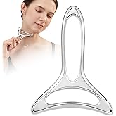lifechill Lymphatic Drainage Massager & Facial Gua Sha, Metal Muscle Scraper Tool for Massage Therapy, Fascia Massage Tools for Full Body, Smooth Face & Neck Fine Lines and Wrinkles (S)