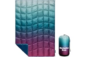 Marshmallow Dream Camping Blanket,MINI Puffy Blanket Down Alternative Blanket Lightweight Windproof Water Resistant for Outdoors,Hiking, Backpacking,Beach,Car,Picnic,Stadium