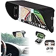 TFY Universal Phone Sun Shade & Glare Visor Shield for 4.5 to 6.1 Inch Smartphones - Compatible with iPhone 16/15 / 14/13 / 12 / XS/XR/SE
