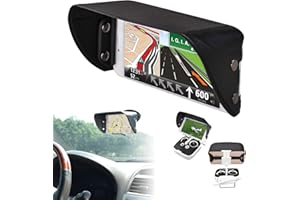 TFY Universal Phone Sun Shade & Glare Visor Shield for 4.5 to 6.1 Inch Smartphones - Compatible with iPhone 15/14 / 13/12 / XS/XR / 8 / SE