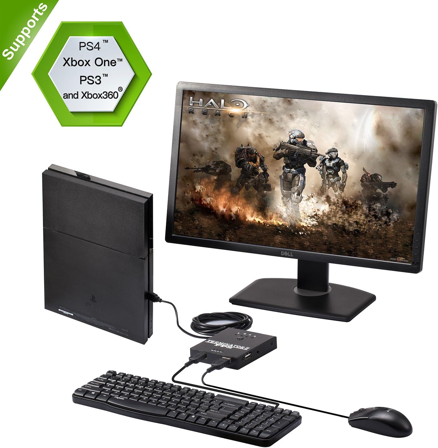 1st Mouse and Keyboard Converter for XBOXONE,XBOX360,PS4,PS3 -All in1 Game Console mouse/keyboard adapter
