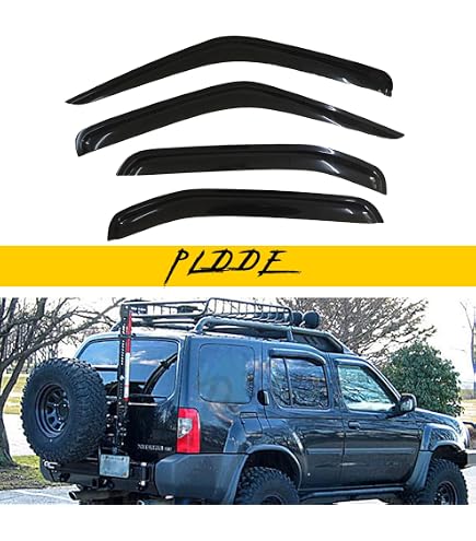 Black Lens Amber LED Parking Signal Side Marker Lights – Fits 2002–2004 Nissan Xterra (Front Pair)